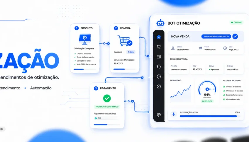 Bot de Otimização para Discord | Vendas + PIX Automático