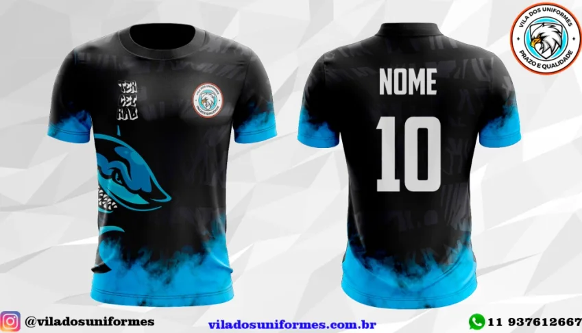 Camiseta personalizada para time e interclasse