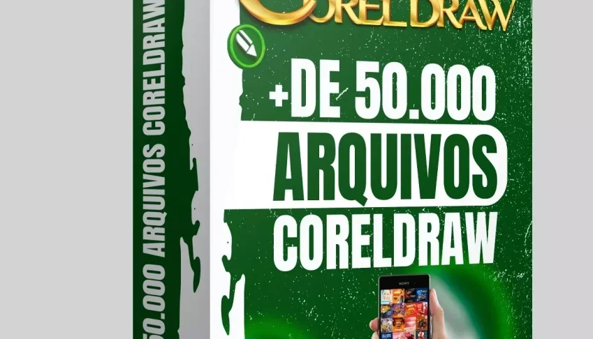 100 000 Mil Arquivos E Templates Editáveis Coreldraw + bônus