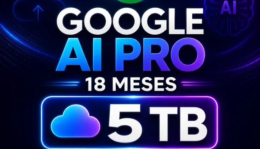 Google AI Pro 18 Meses + 5 TB | Garantia de 30 Dias