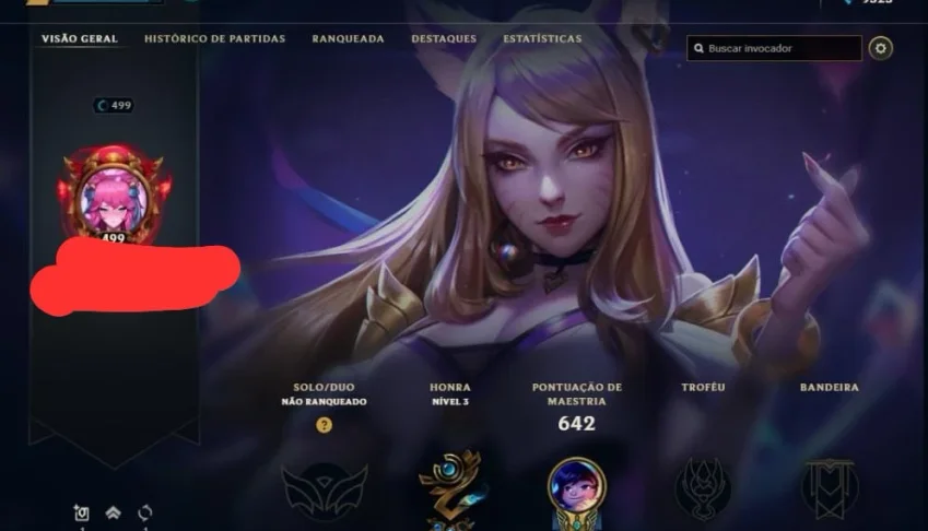 Conta LoL LVL499 com diversas skins lendárias. Veja as fotos
