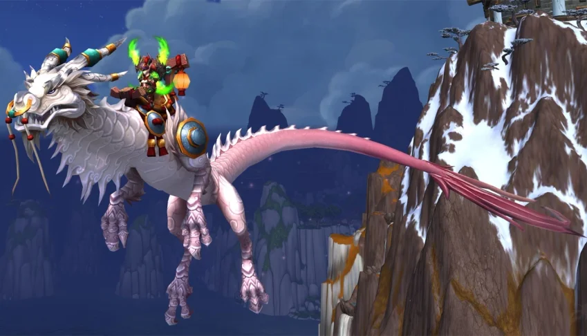 Montaria Serpente das Nuvens Ebúrnea WoW
