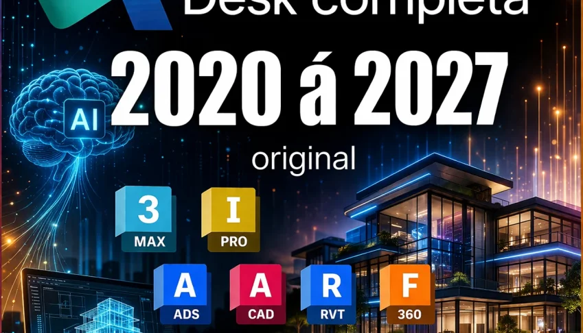Suite Autodesk Completa Original 3 Anos