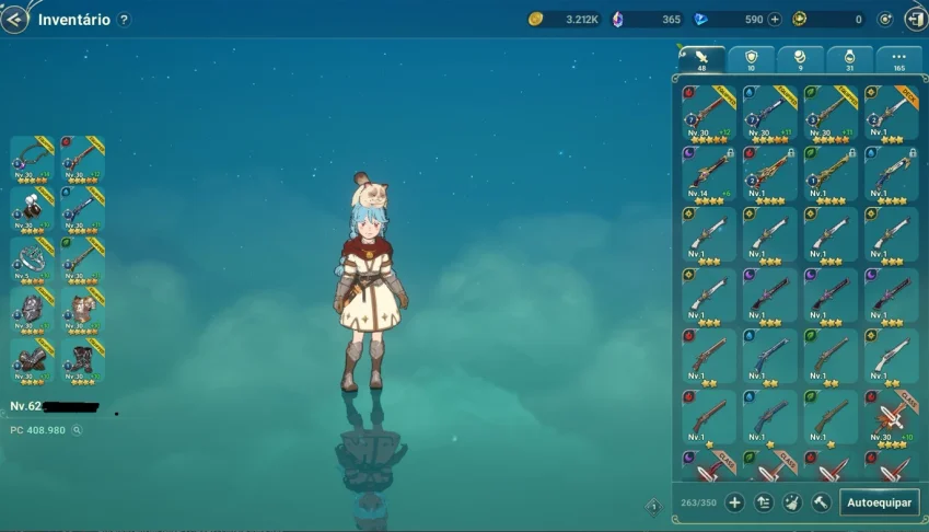 CONTA NINO KUNI ENG LVL 62 + TODOS ALTS 40