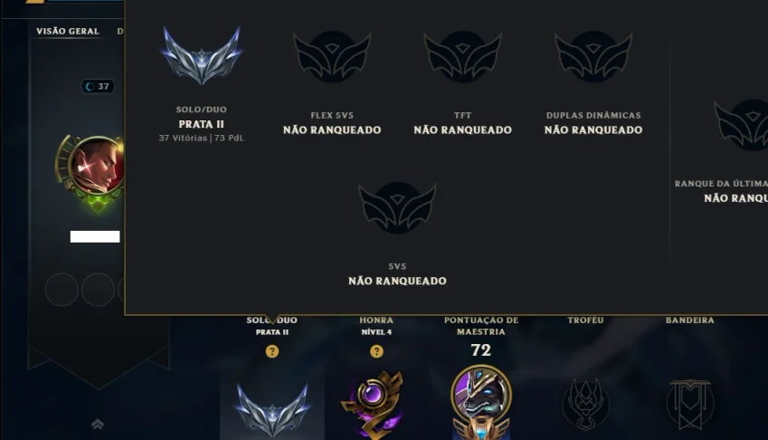 Prata 2 com 65 Champs e 41 Skins