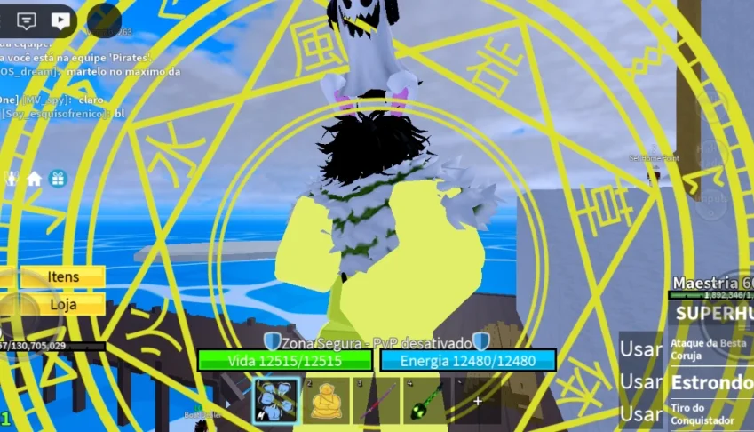 Conta blox fruits lvl 2500 com ice despertada full e buddha