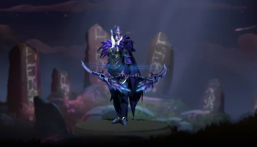 Skim Personagem Drow Ranger - (O Mais caro)