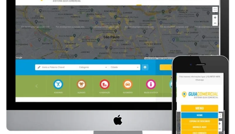 Guia Comercial Responsivo - Wordpress