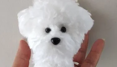 Miniatura Poodle - Amigurumi de Crochê com Feltragem