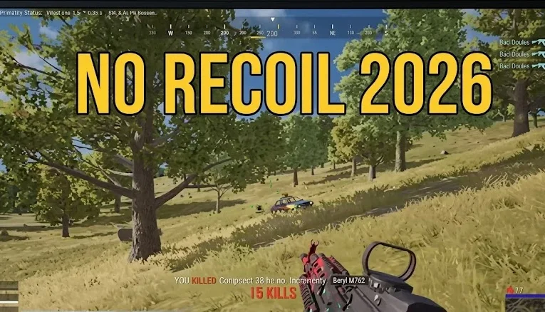 PUBG - NoRecoil 100% configurável - ANTI BAN 2026
