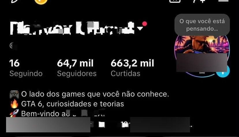 Vendo conta TikTok