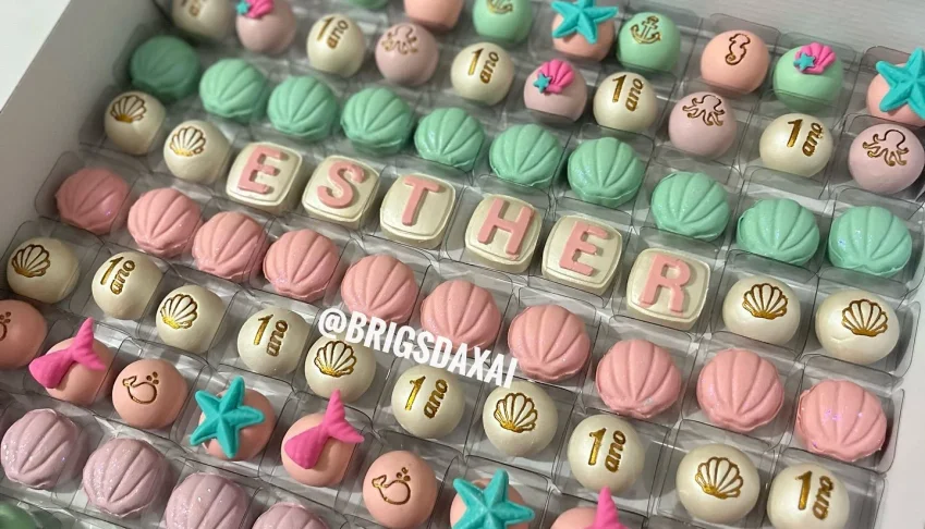 Brigadeiro Personalizado com Inicial — 30 Unidades