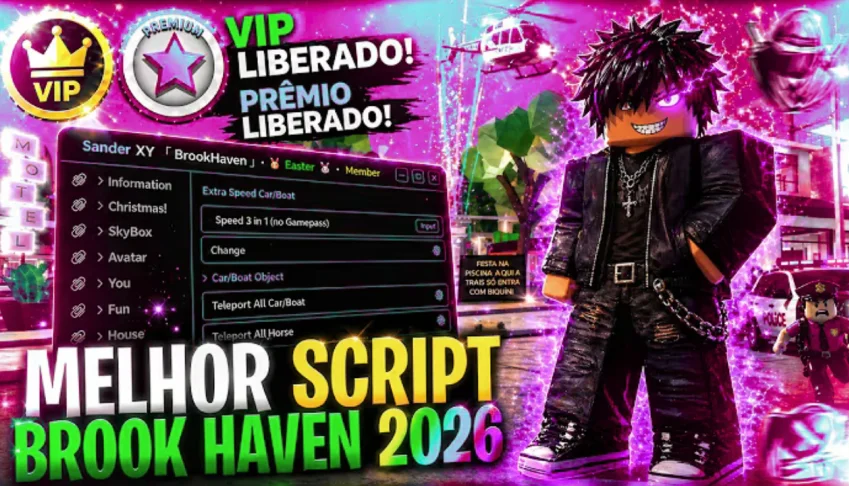 Script Brookhaven | Varias Funções | Mais barato do site