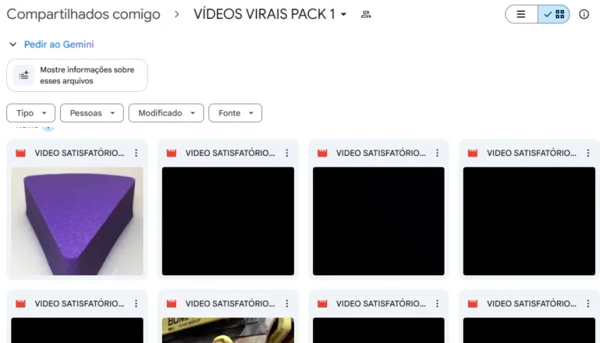 Cortes Virais - 1.500 Videos Satisfatorios - Pack Viral