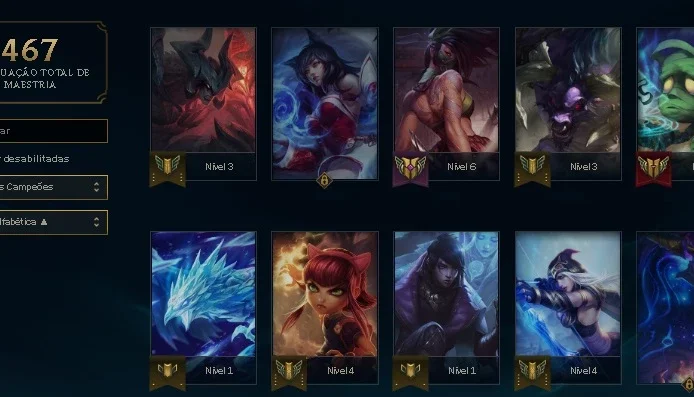 |CONTA LEAGUE OF LEGENDS| GOLD IV - 149 Skins - 131 Campeões