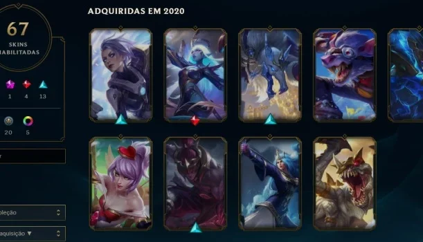 conta league of legends