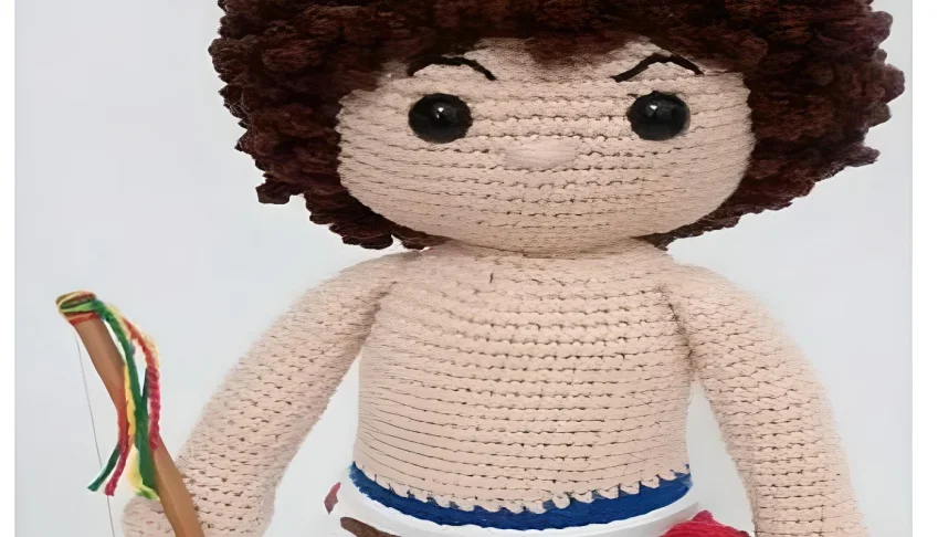 Receita em PDF - Boneco Capoeirista Amigurumi