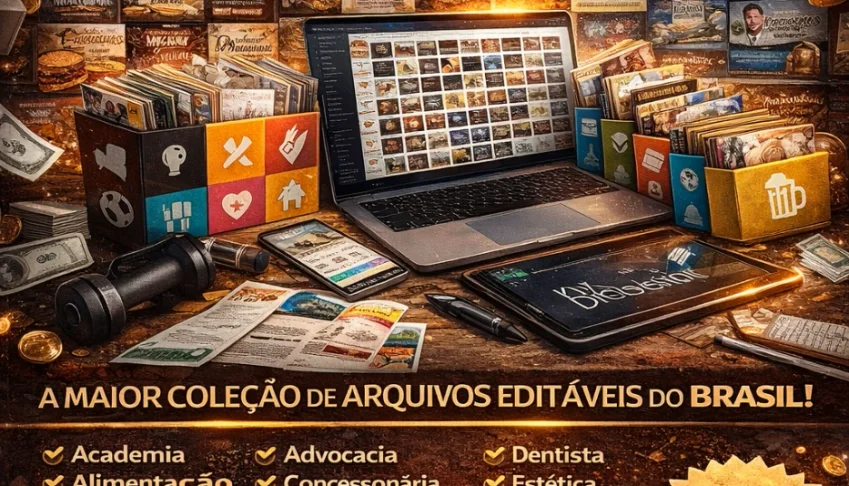 Kit do Designer 4.0 | +1 Milhão de Arquivos Editáveis