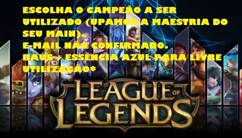 Conta Level 30 - Escolha seu nick e upamos manualmente!