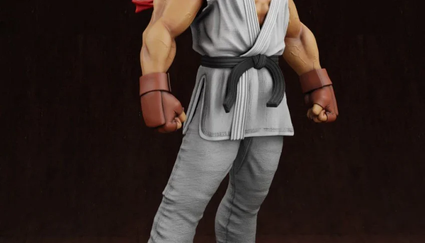 RYU stl 3d print street fighter