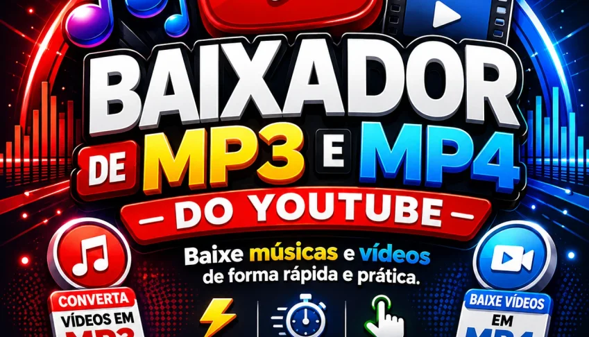 Baixador MP3 e Mp4 Youtube - Entrega Automática