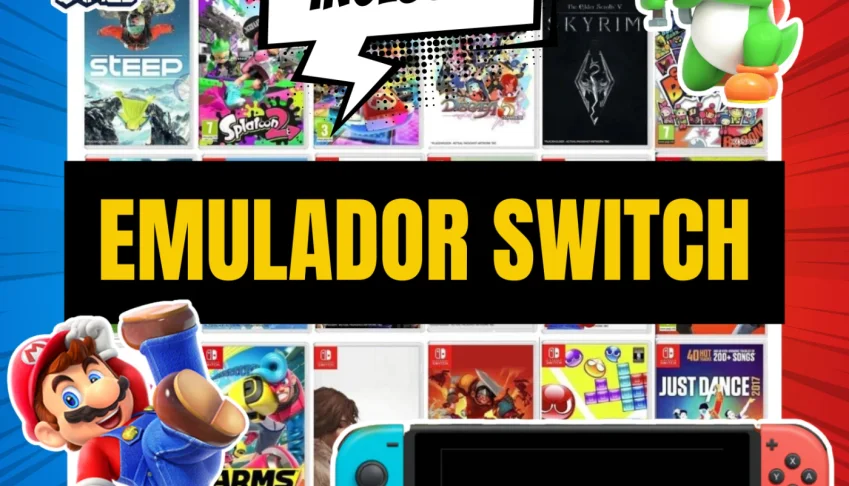 Pack Emulador Nintendo Switch para PC + Coleção de Jogos!