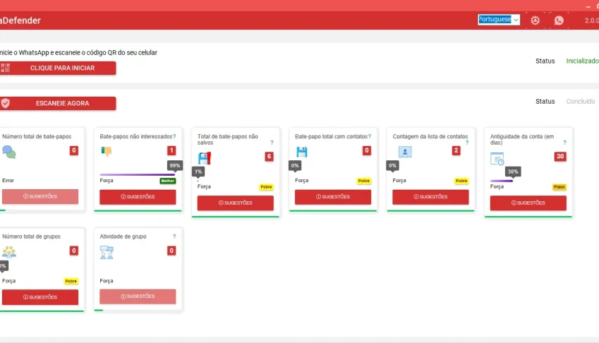 Wadefender - Analise seu WA para evitar Bans (VITALICIO)