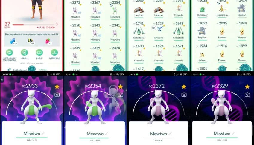 Pokémon GO Lv.37 | 12+ Mewtwo | Mewtwo Shiny C033