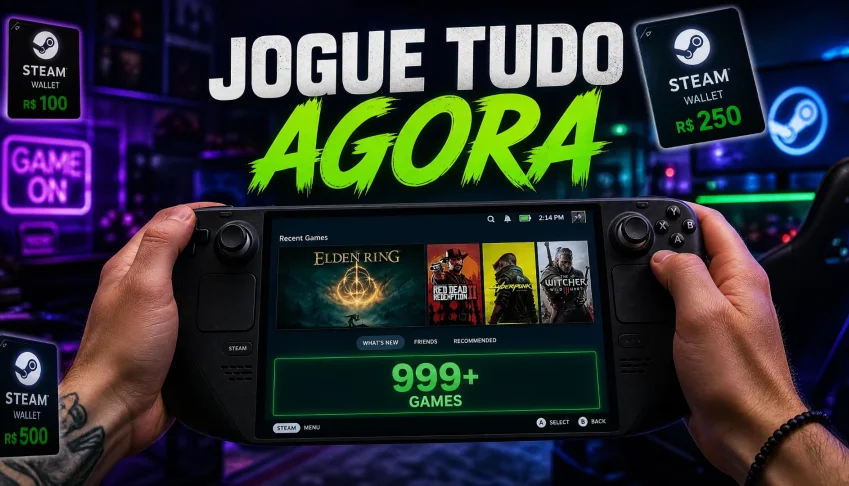 Festival de jogos Steam + de 100 jogos vários estilos