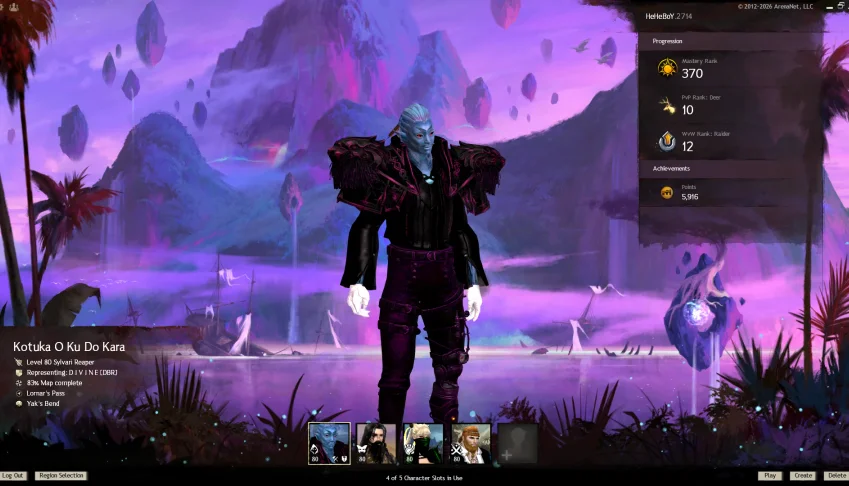 Vendo Minha conta GW2