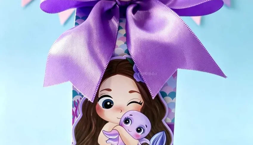 Kit Caixinhas Milk Sereia Personalizadas