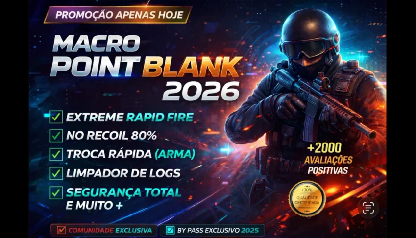 Macro para Point Blank 2026 - Shotgun , Rifle e Sniper
