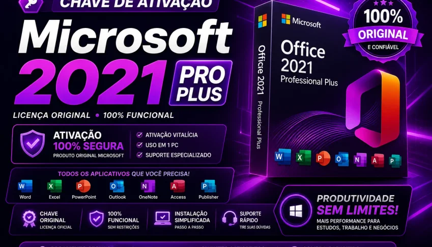 ⚡ Office 2021 Pro Plus Key Original 🔑 | Entrega Rápida
