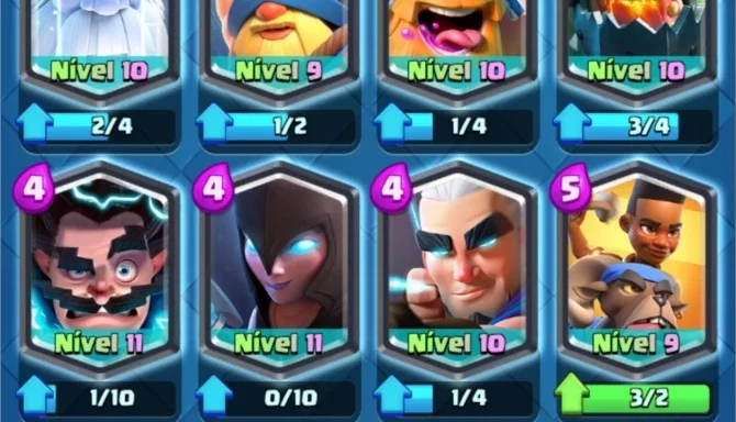 Conta clash royale nível 11