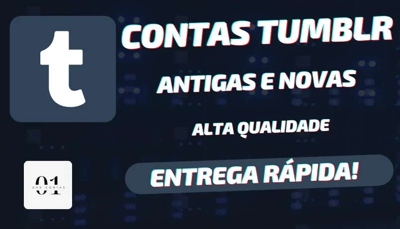 CONTAS TUMBLR NOVAS [ALTA QUALIDADE] + ENTREGA RÁPIDA
