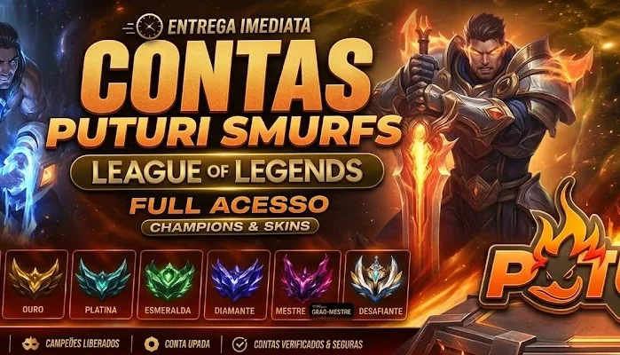 SMURF LOL LVL 30+ COM ELO, MUDE PRO SEU EMAIL!