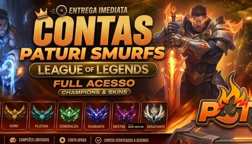 SMURF LOL LVL 30+ COM ELO, MUDE PRO SEU EMAIL!