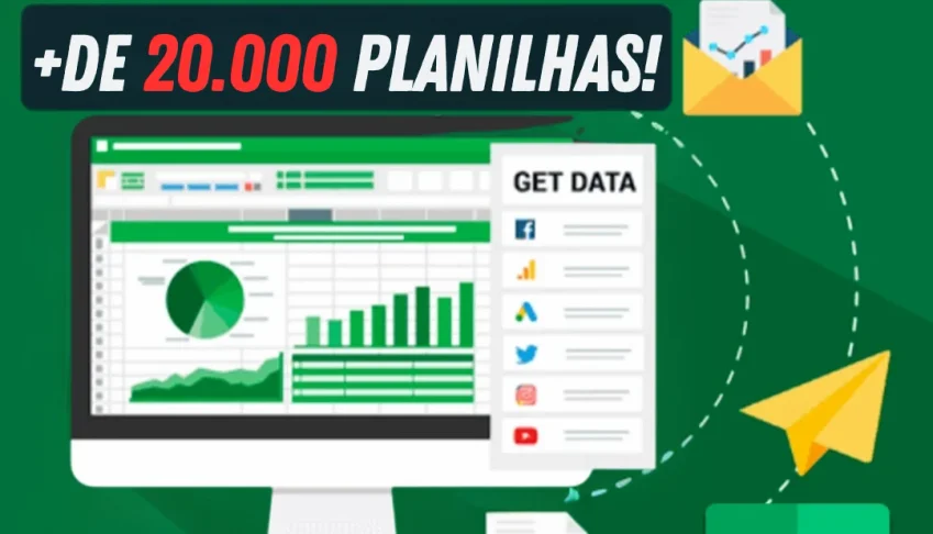 📊 Pack Exel Premium + De 20 Mil Planilhas 📊