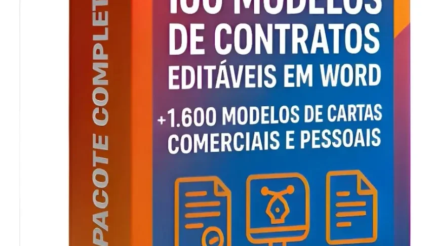 100 Modelos Contratos + 1.600 Cartas Comerciais E Pessoais