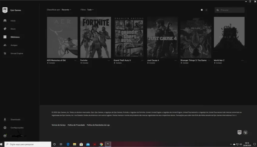 Conta Epic games! Leia a Descriçao!!!