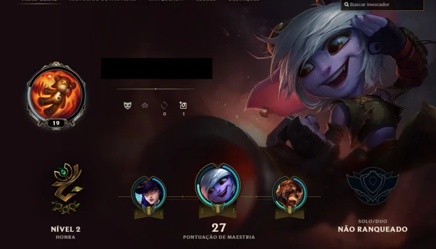 Conta lvl 19/30 - Upando