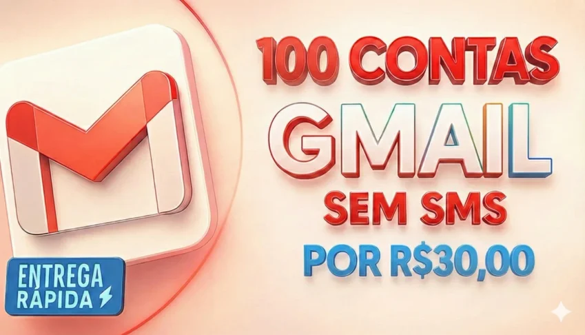100 Contas Gmail Business Premium (SEM SMS) - LEIA DESCRIÇÃO