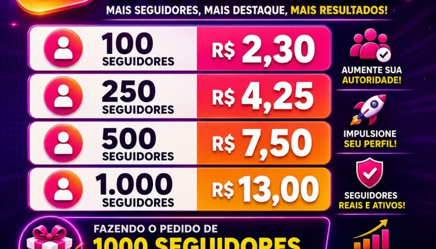 1K De Seguidores Mundiais Para Instagram