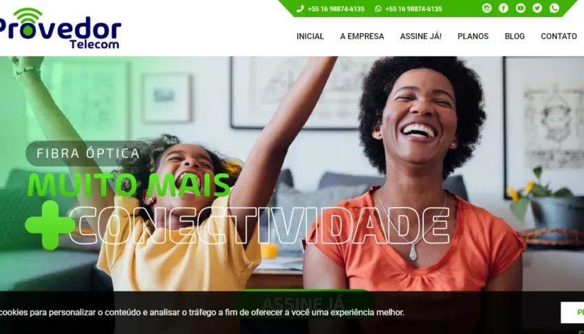 Site Pronto Para Provedor de Internet em PHP - Modelo 2