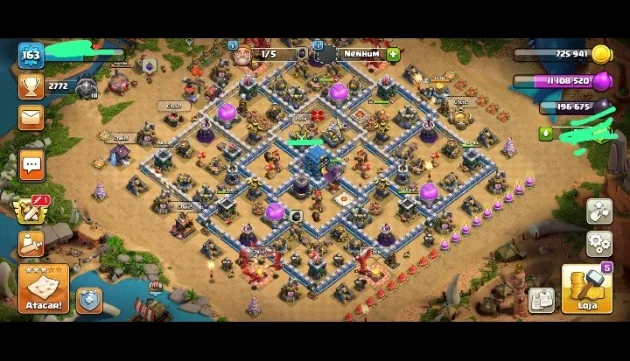 Clash of clans CV 12 quase full