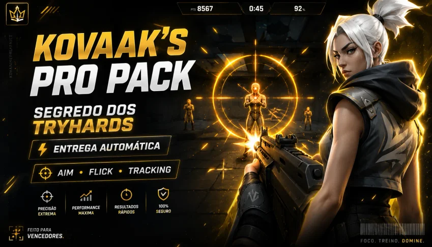 🎯 Kovaak's Pro Pack | Rotinas Aim & Flick Fps 🔥