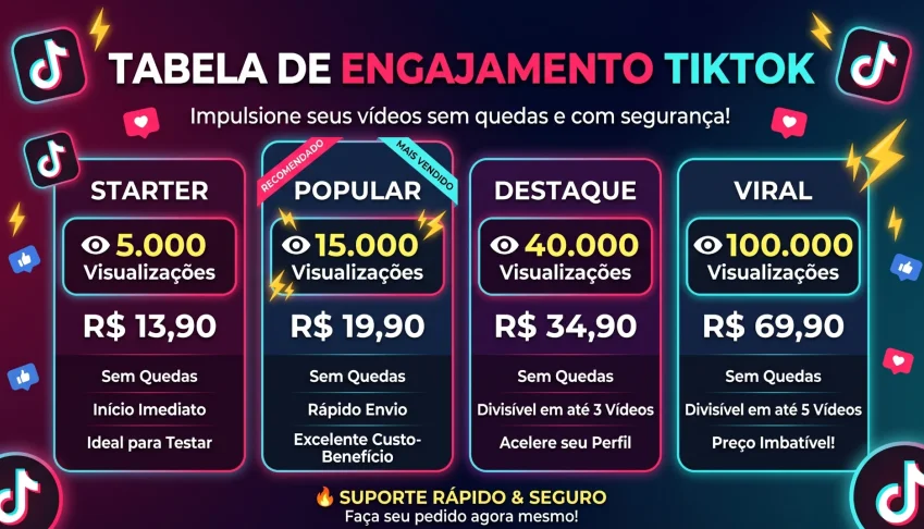 🔥 Visualizações Tiktok Reais E Sem Quedas | Envio Rápido |