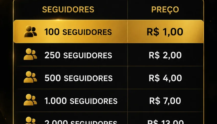 Seguidores Baratos Sem Queda