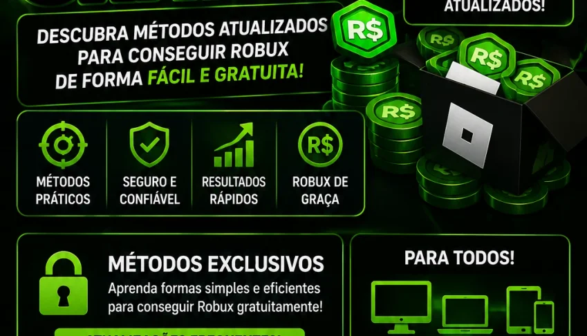 💎 Métodos para Conseguir Robux Fácil e Grátis