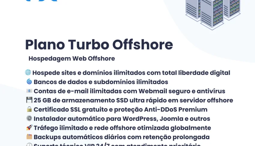 Plano Turbo — Hospedagem de Sites Offshore